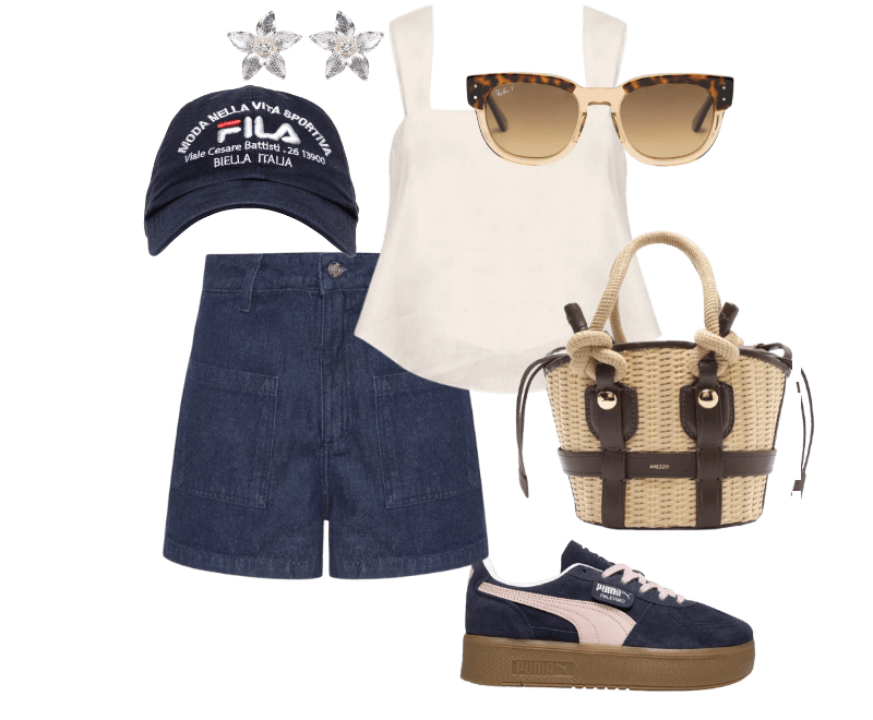 Óculos De Sol Feminino Mega Hawkeye Marrom Ray-ban ; Tênis Feminino Palermo Elevata Wins Azul Puma ; Top Alana II Bege Le Lis ; Short Feminino Jeans Mom Super High Azul My Favorite ; Boné Unissex Bella Itália Azul Fila ; Brinco Feminino Lírio Prateado Market 33 ; Bolsa Feminina Tiracolo Pequena Palha Bege Arezzo + Lenny Niemeyer