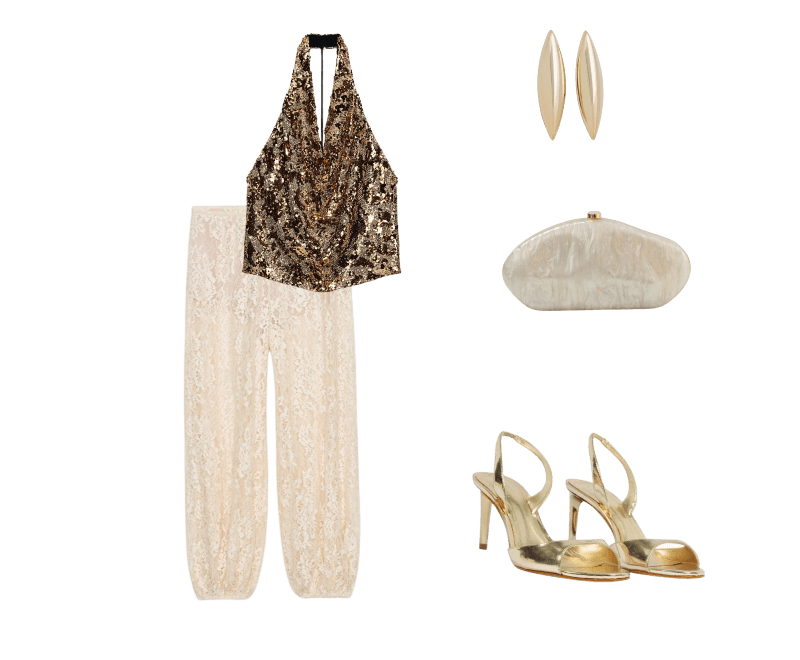 Clutch de Acrílico com Madrepérola