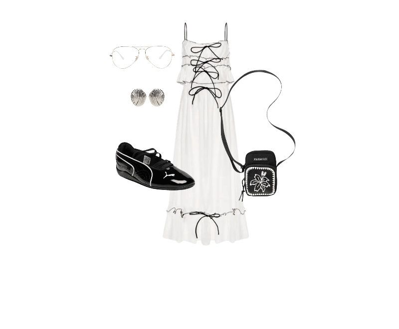 Tênis Feminino Speedcat Ballet Preto Puma ; Bolsa Feminina Da Gema Hibisco Preto Farm Etc ; Conjunto Feminino Blusa Babados E Saia Midi Off White Market 33 ; Óculos De Grau Unissex Aviador Dourado Ray-ban ; Brinco Feminino Texturizado Em Metal Fosco Prateado '2Essential