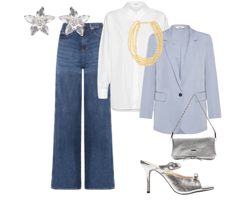 Look casual chique para trabalho com alfaiataria