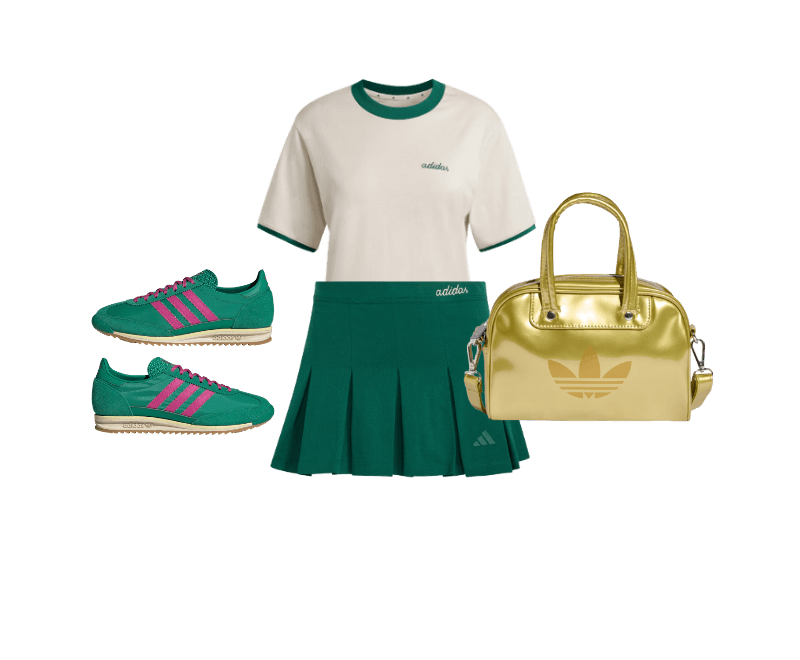 Look casual feminino com saia esporte