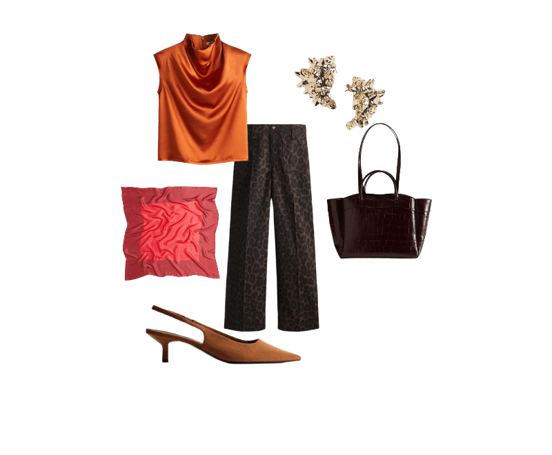 Look elegante para jantar com top drapeado