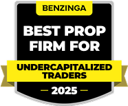Best Prop Firm For Undercapitalized Traders badge