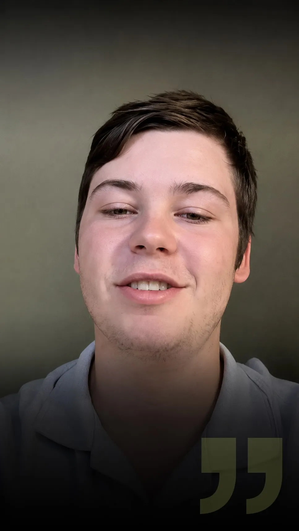 Man with brown hair and light skin speaking with text overlay about three-hour payouts and real 24/7 support.
