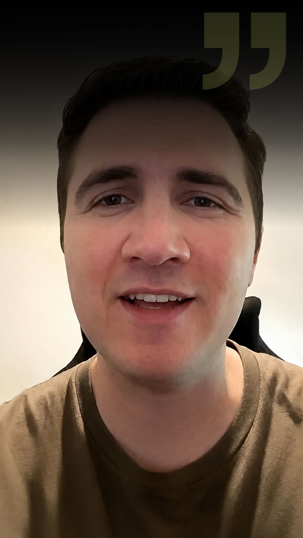 Man with brown hair and light skin speaking with text overlay about three-hour payouts and real 24/7 support.