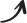 Black upward-pointing arrow with a curved shaft on a transparent background.
