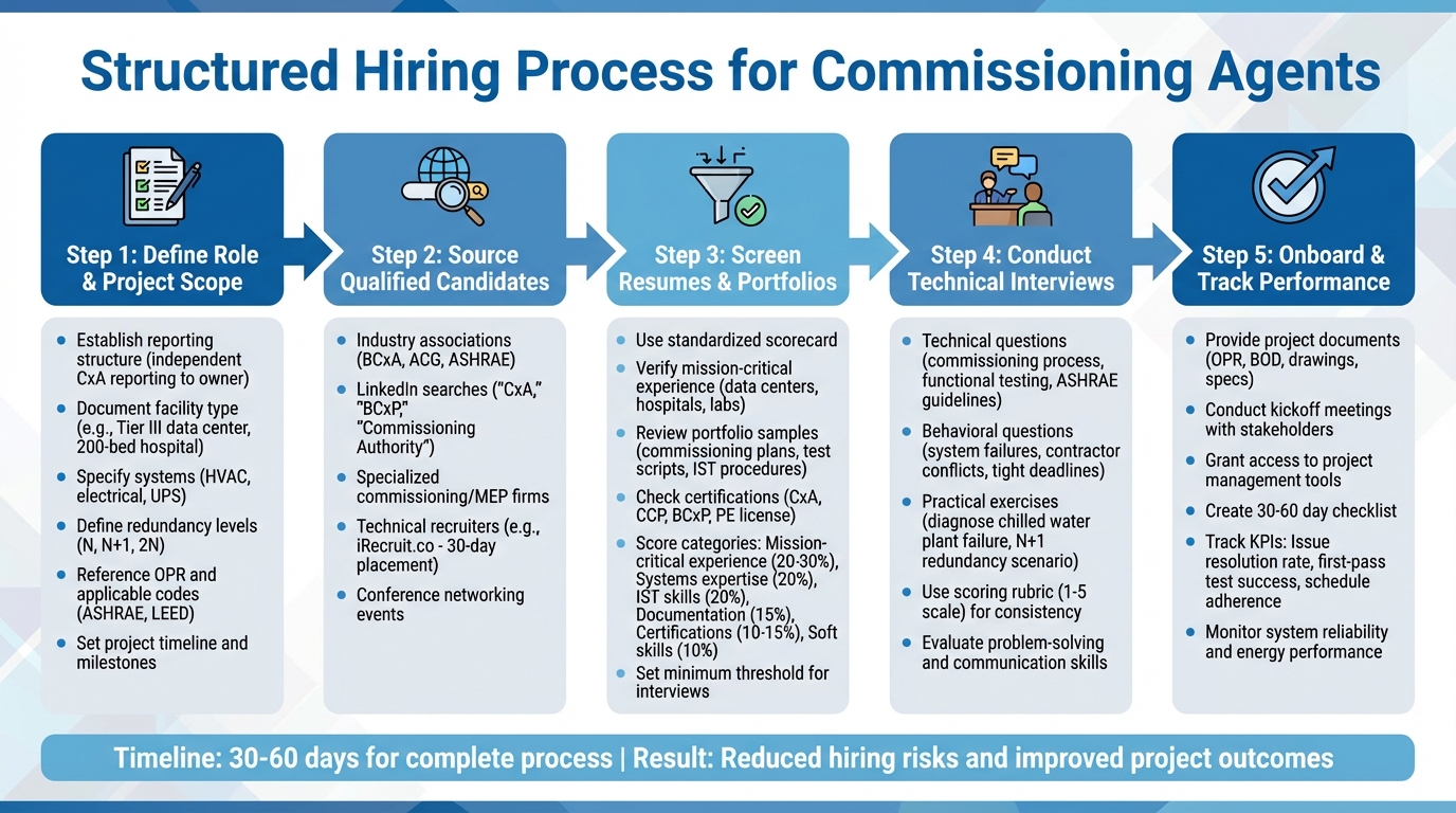 5-Step Process for Hiring Commissioning Agents for Mission-Critical Facilities