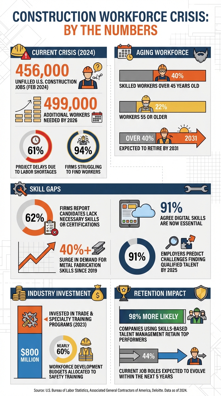 Construction Workforce Crisis 2024: Key Statistics and Challenges
