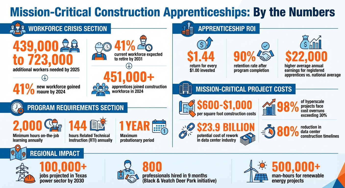Mission-Critical Construction Apprenticeship Statistics and ROI