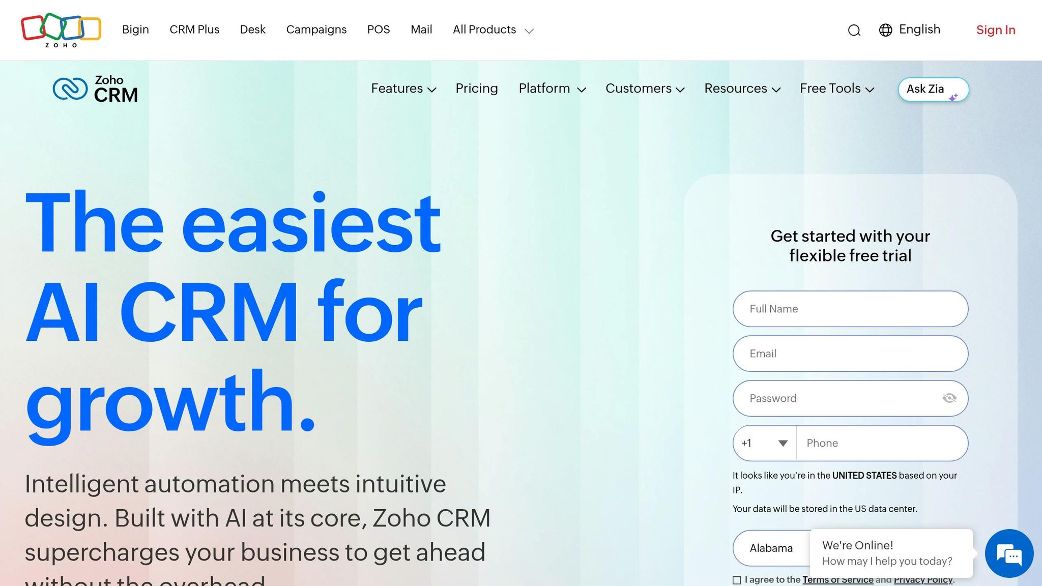Zoho CRM