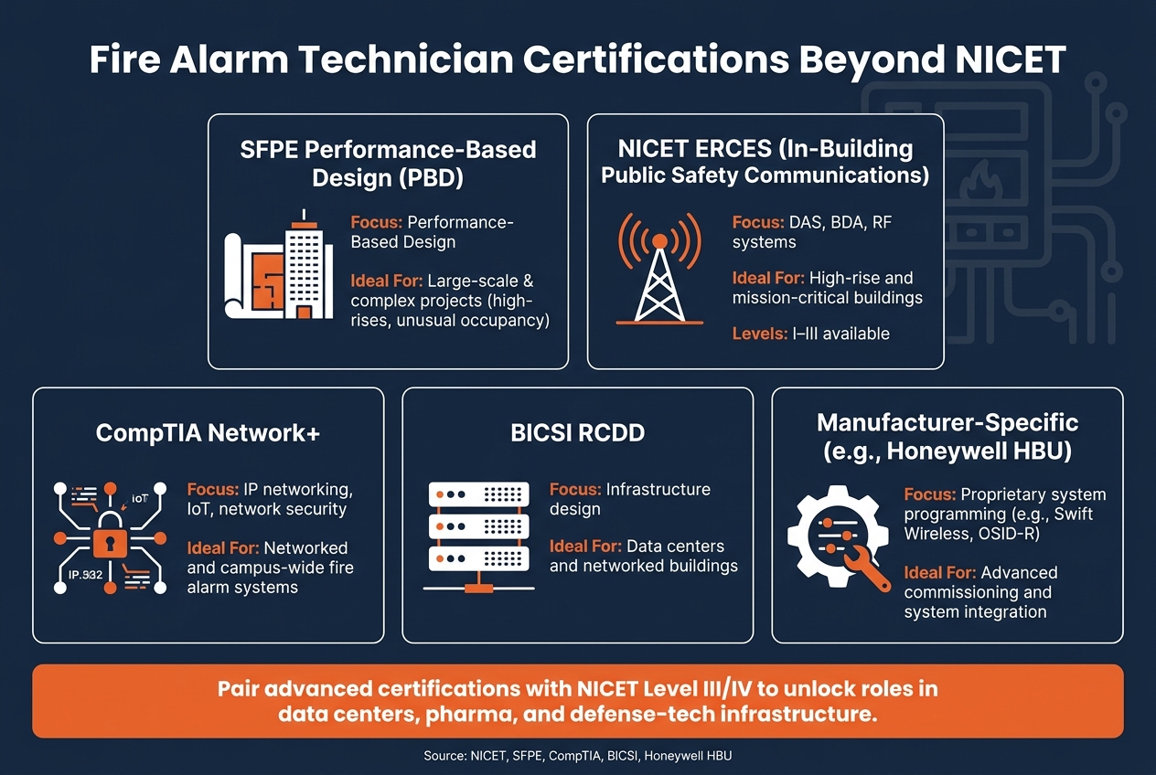 Fire Alarm Technician Certifications: NICET & Beyond