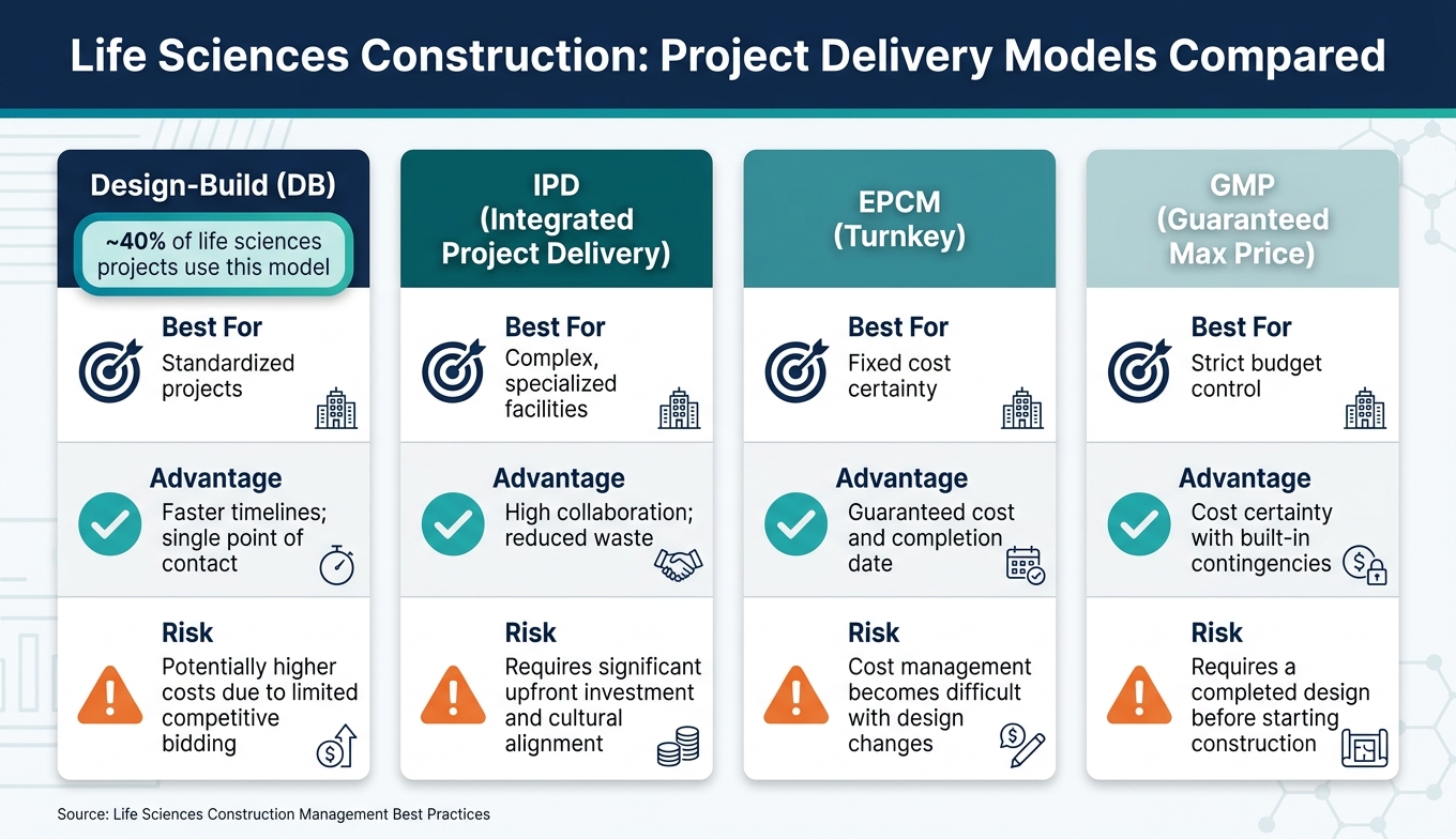 Life Sciences Construction: Project Delivery Models Compared