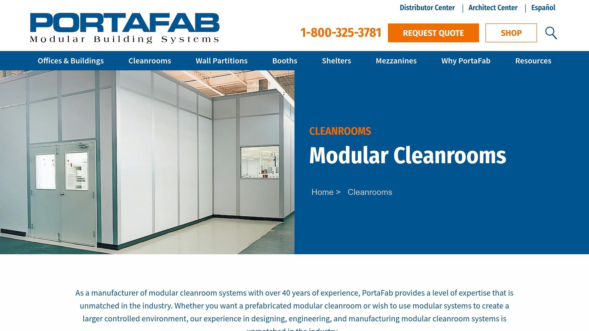 PortaFab Modular Cleanrooms