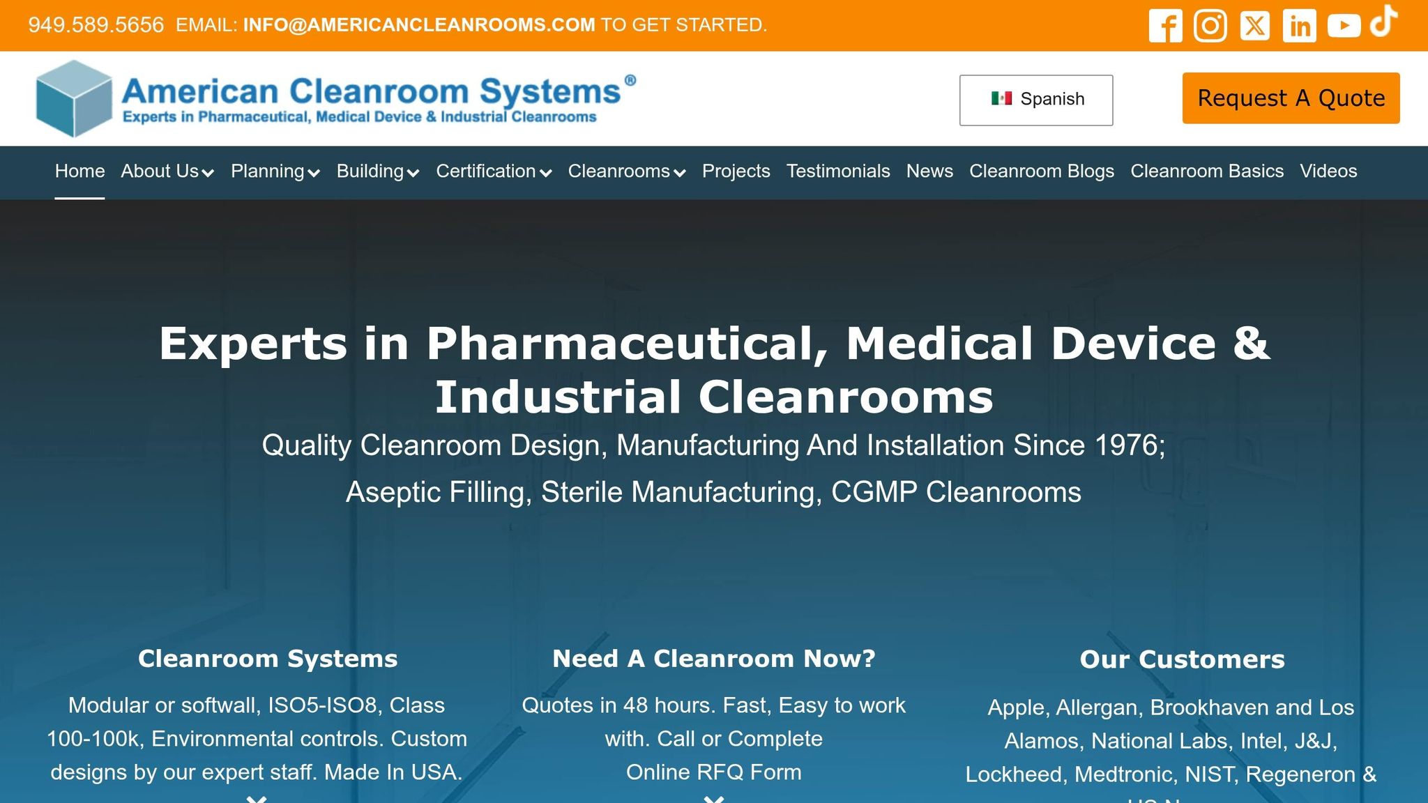 American Cleanroom Systems