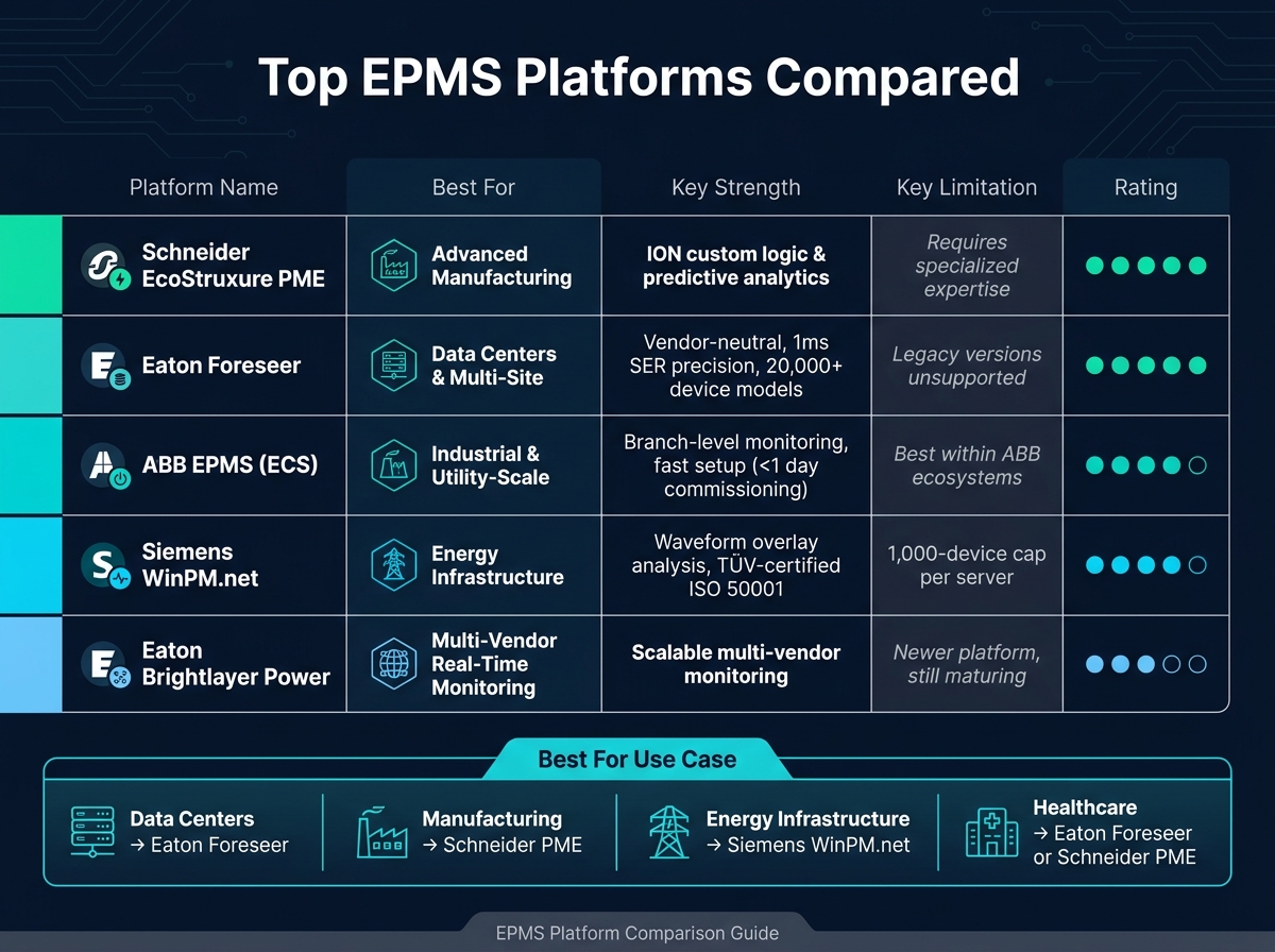 Top EPMS Platforms Compared: Features, Strengths & Limitations