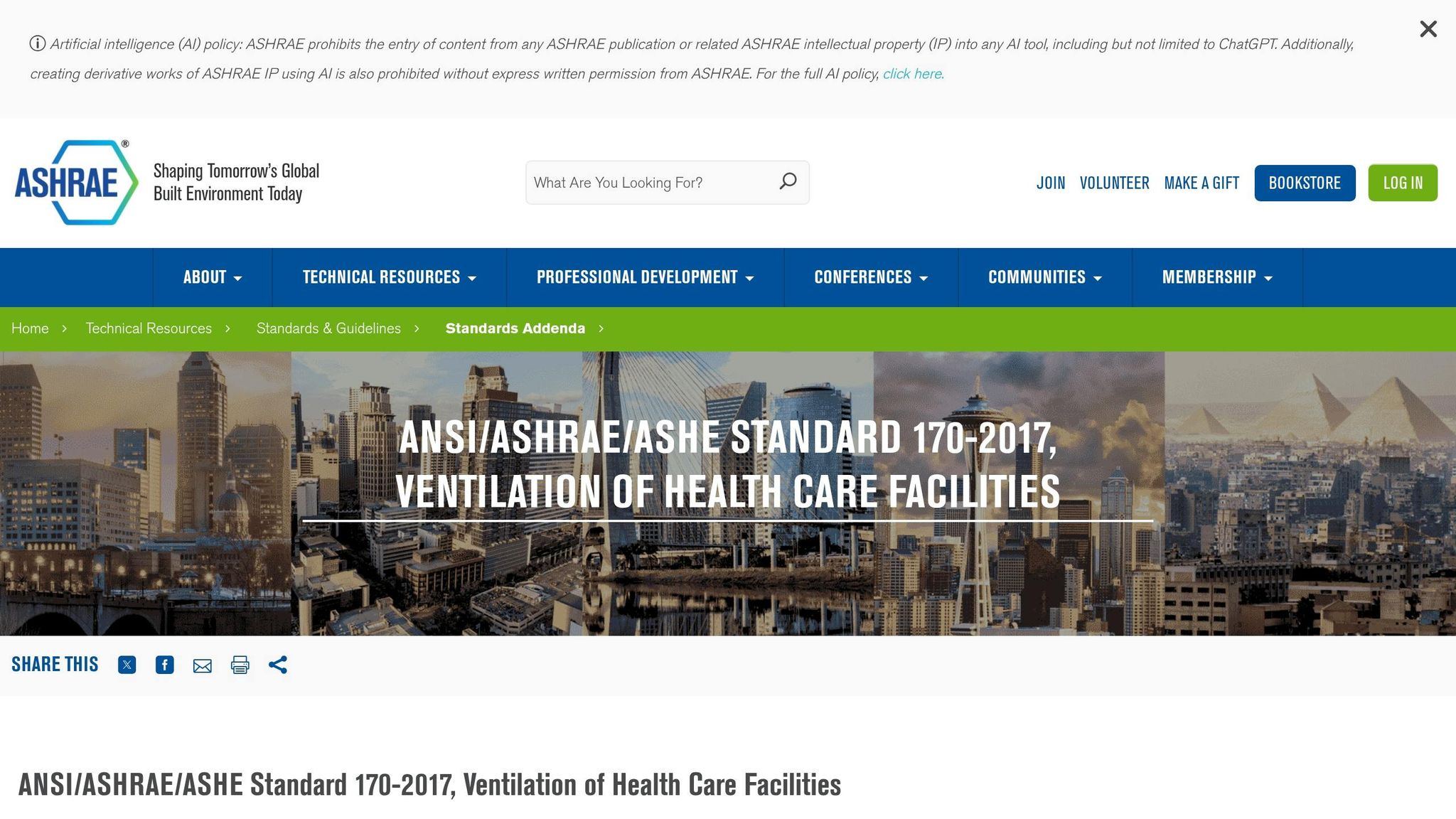 ASHRAE 170