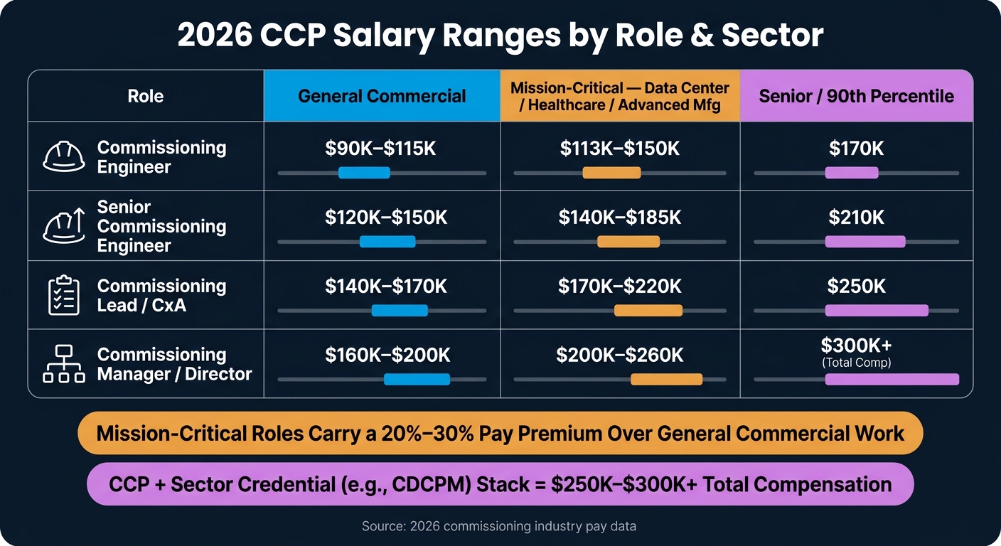 CCP Certified Commissioning Professional: 2026 Salary by Role & Sector