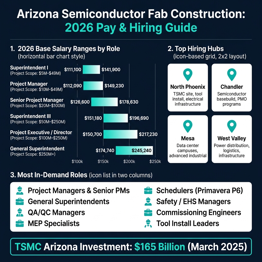 Arizona Fab Construction Jobs 2026: Pay Ranges & Key Hiring Data
