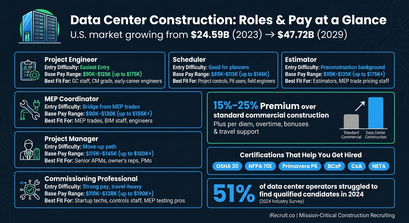 Data Center Construction Jobs: Roles, Pay & Entry Paths