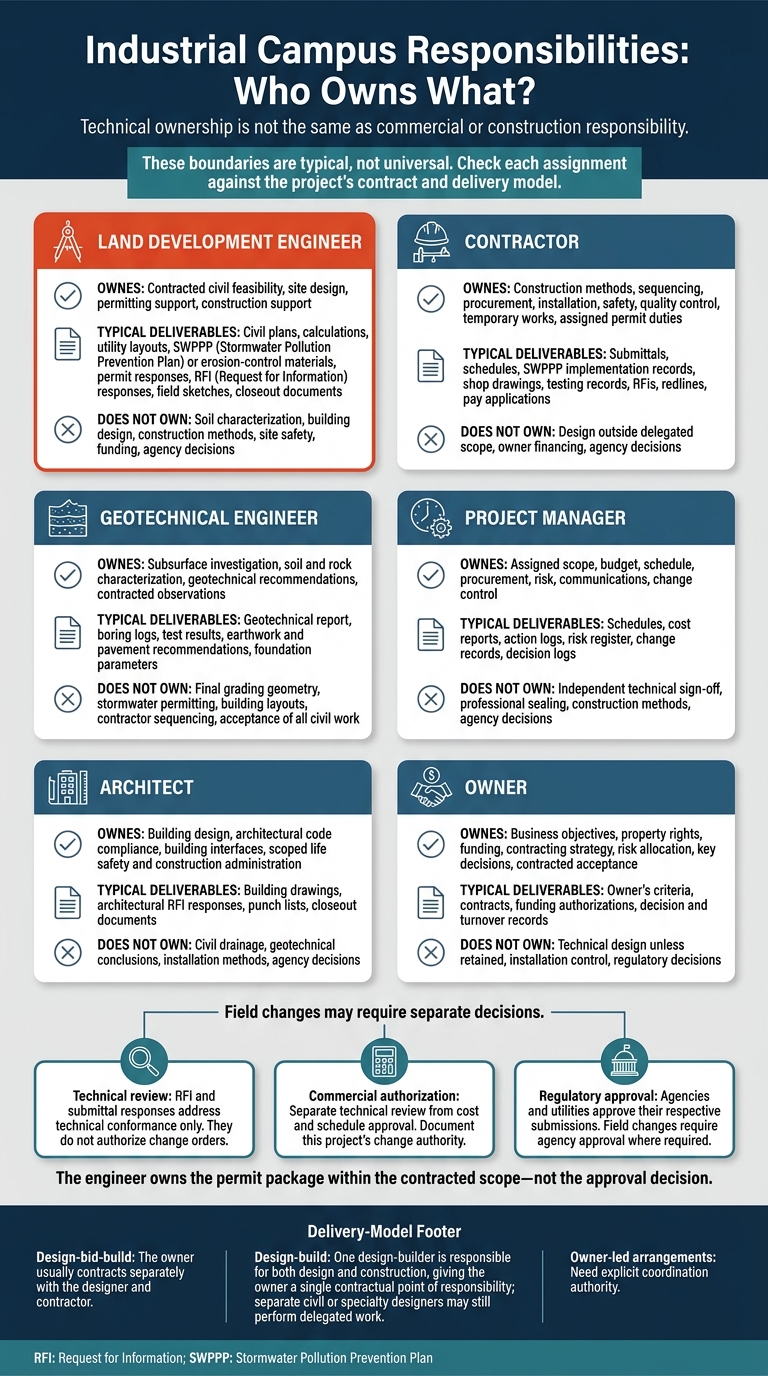 Industrial Campus Responsibilities: Who Owns What?