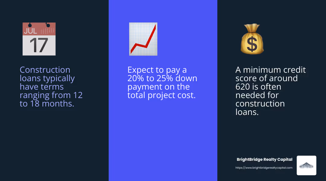Understanding the Basics of Construction Loans - construction lenders nyc infographic 3_facts_emoji_blue