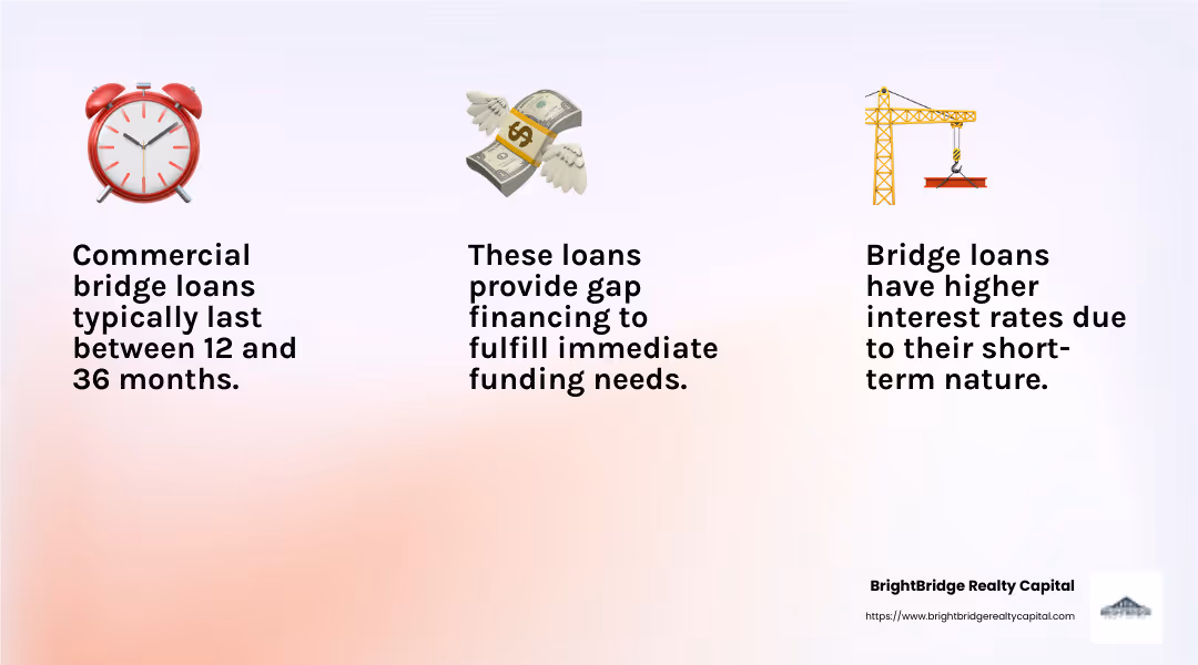 Understanding Short-Term Loans - commercial bridge lenders infographic 3_facts_emoji_light-gradient