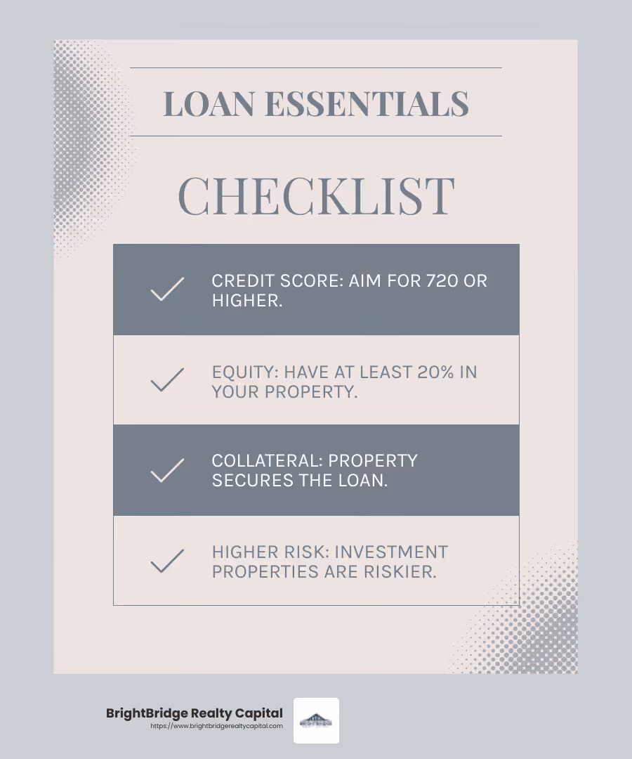 Credit Score Importance - getting a line of credit on a rental property infographic checklist-light-blue-grey