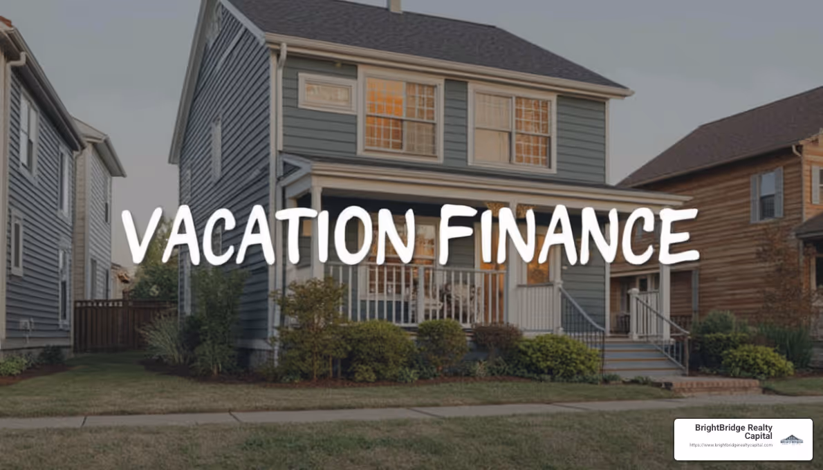 A table comparing conventional loans with other loan types - conventional vacation rental financing