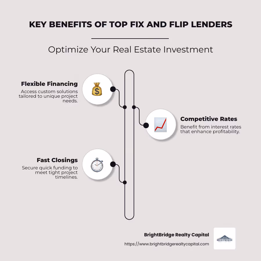 Overview of Fix and Flip Lenders - fix and flip lenders infographic infographic-line-3-steps-neat_beige