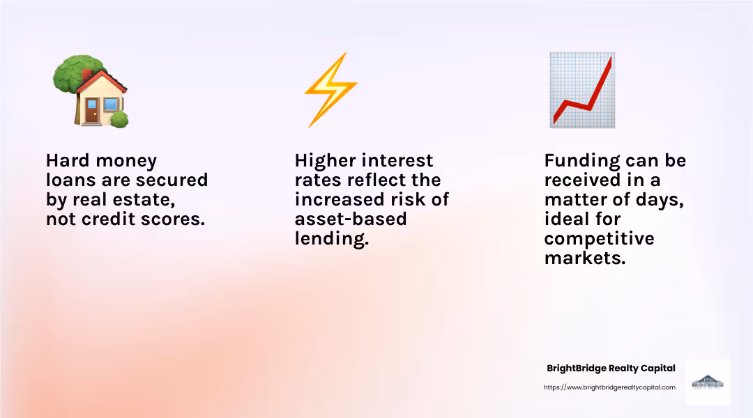 Hard Money Loan Stats - hard money loan requirements infographic 3_facts_emoji_light-gradient