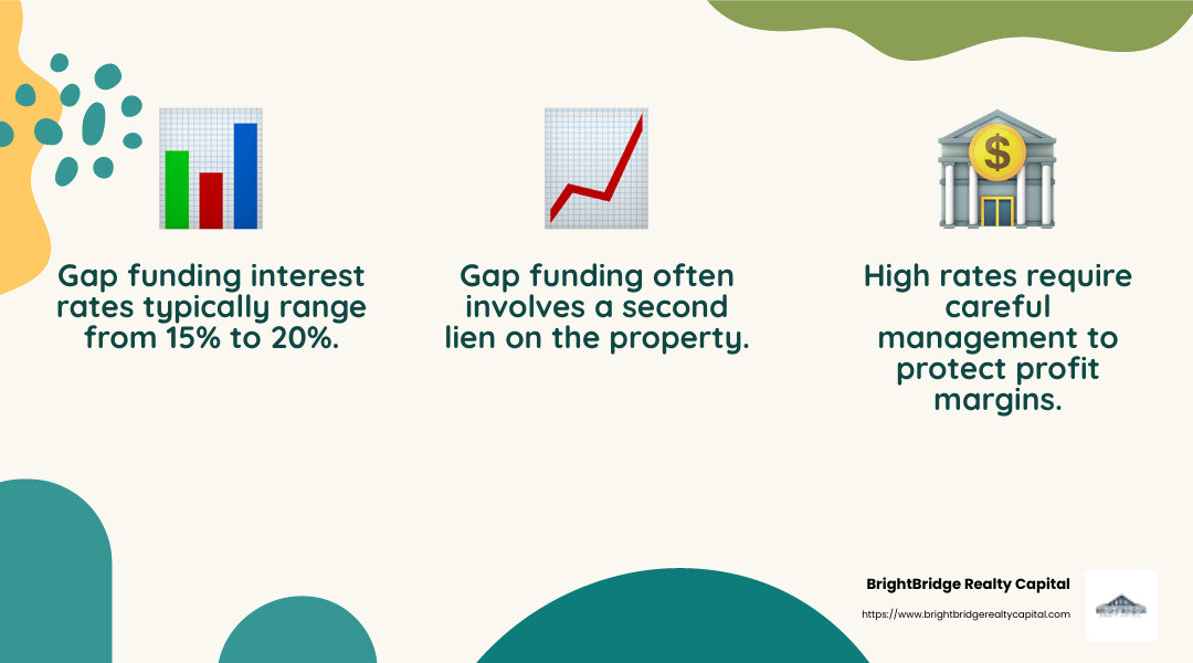 High interest rates can significantly impact profits. - gap funding for fix and flip infographic 3_facts_emoji_nature High interest rates can significantly impact profits. - gap funding for fix and flip infographic 3_facts_emoji_nature