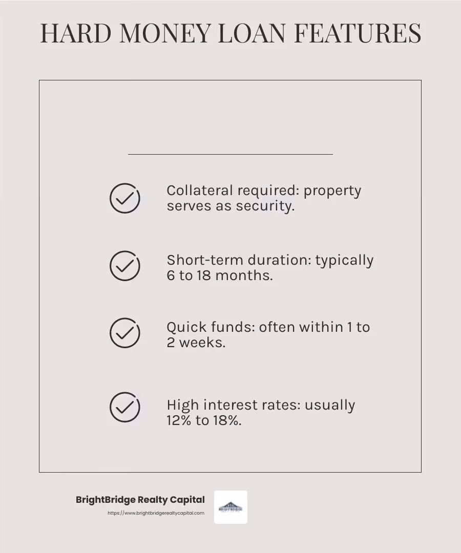 Hard Money Loan Stats - fix and flip loan requirements infographic checklist-light-beige