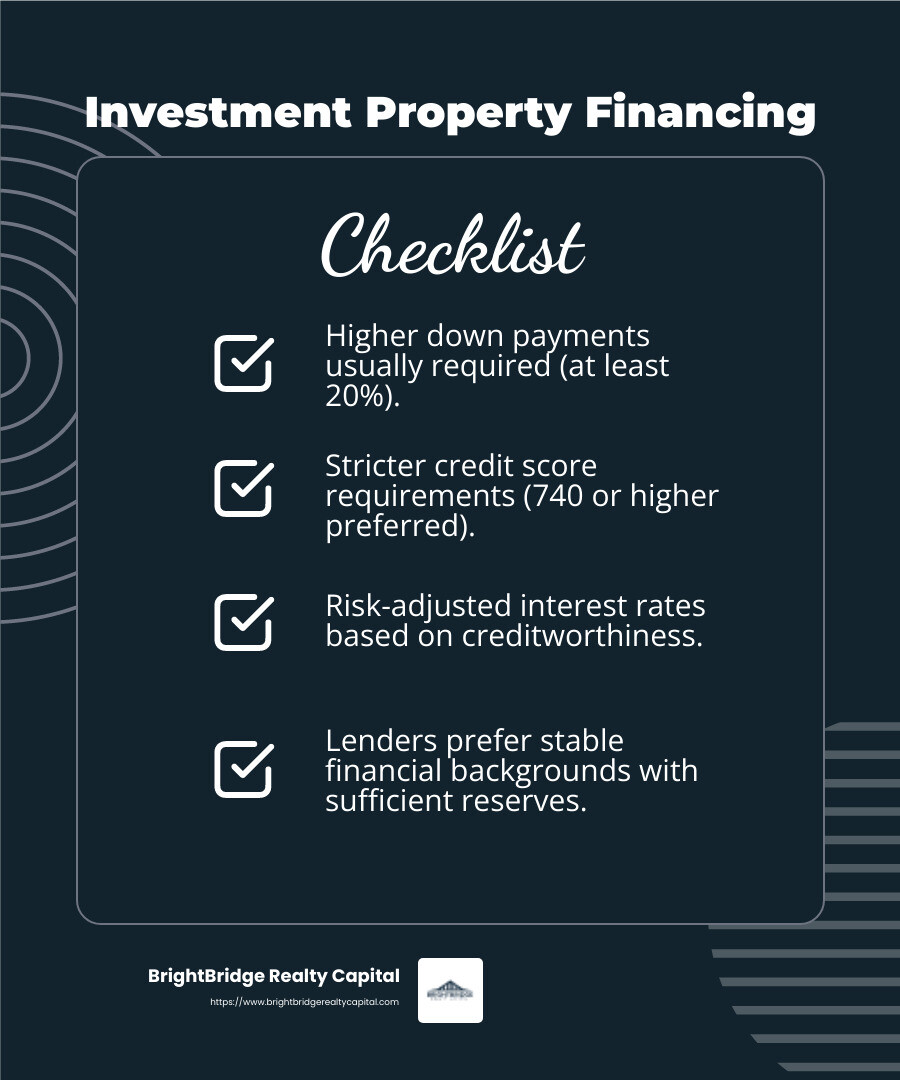 Credit score impact on financing - how to get financing for a rental property infographic checklist-dark-blue Credit score impact on financing - how to get financing for a rental property infographic checklist-dark-blue