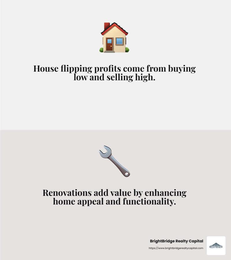 Renovation can significantly boost a property's value, but stick to a budget. - Real estate investment strategies infographic 2_facts_emoji_grey Renovation can significantly boost a property's value, but stick to a budget. - Real estate investment strategies infographic 2_facts_emoji_grey