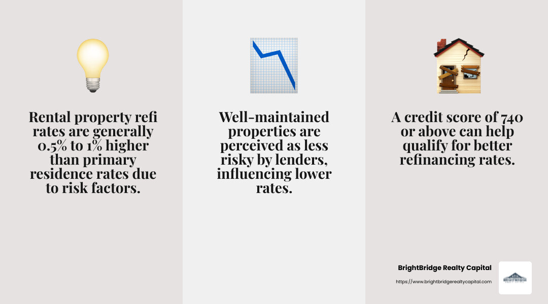 Refinancing risk factors - refi rate for rental property infographic 3_facts_emoji_grey Refinancing risk factors - refi rate for rental property infographic 3_facts_emoji_grey