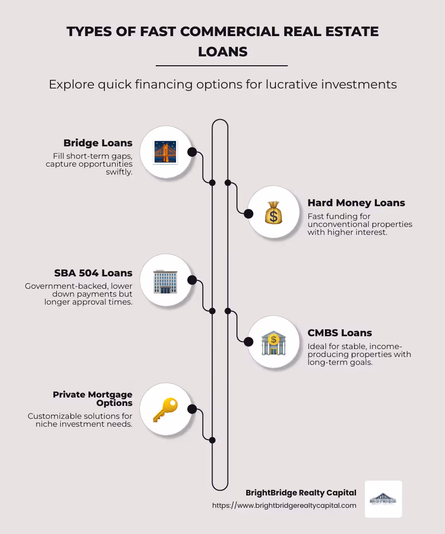 Overview of Fast Commercial Real Estate Loans - fast commercial real estate loans infographic infographic-line-5-steps-neat_beige
