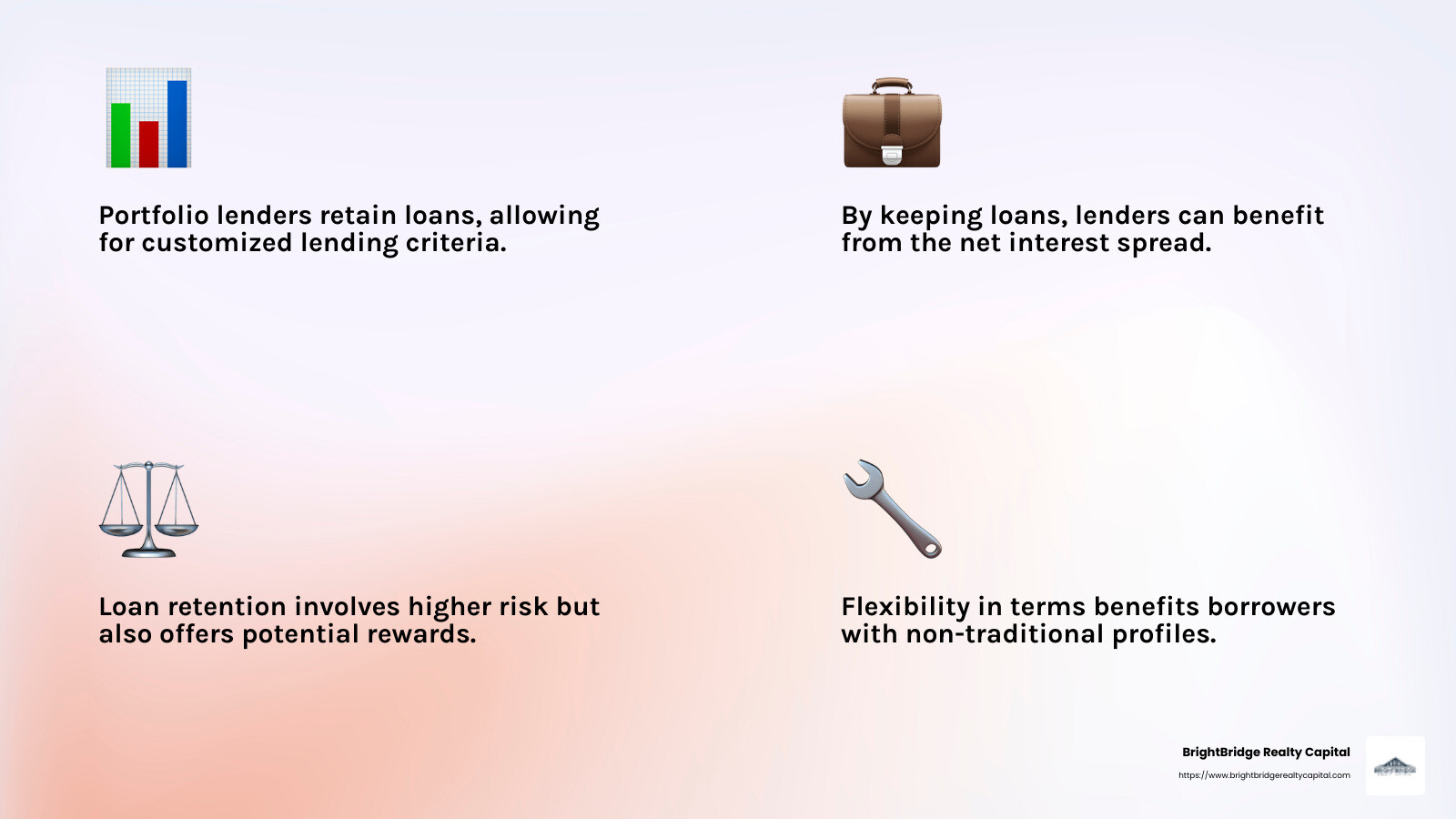 Quote about the flexibility of portfolio lenders - portfolio lenders infographic 4_facts_emoji_light-gradient Quote about the flexibility of portfolio lenders - portfolio lenders infographic 4_facts_emoji_light-gradient