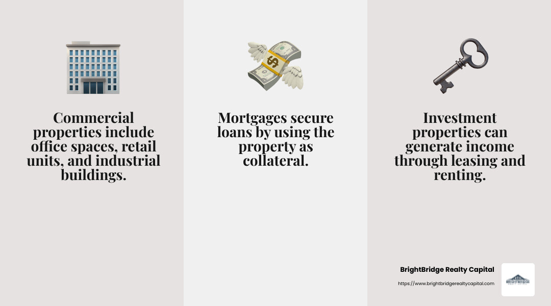 Quote on CRE Investment Returns - Commercial real estate funding infographic 3_facts_emoji_grey