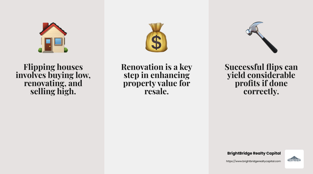 Flipping Basics Infographic - fix and flip houses for beginners infographic 3_facts_emoji_grey Flipping Basics Infographic - fix and flip houses for beginners infographic 3_facts_emoji_grey