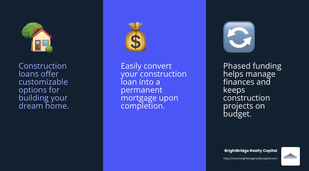 Interest-Only Payments Offer Flexibility During Construction - construction loans new york infographic 3_facts_emoji_blue