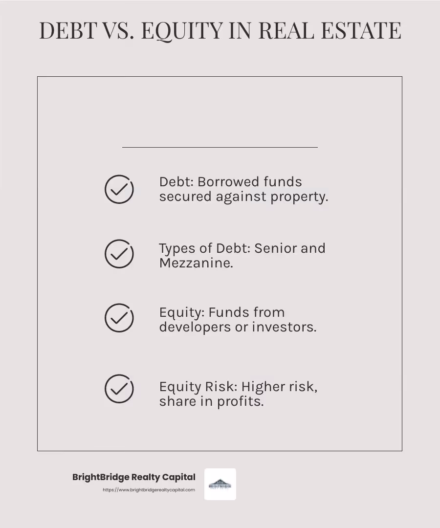 Understanding the Capital Stack - real estate development finance infographic checklist-light-beige
