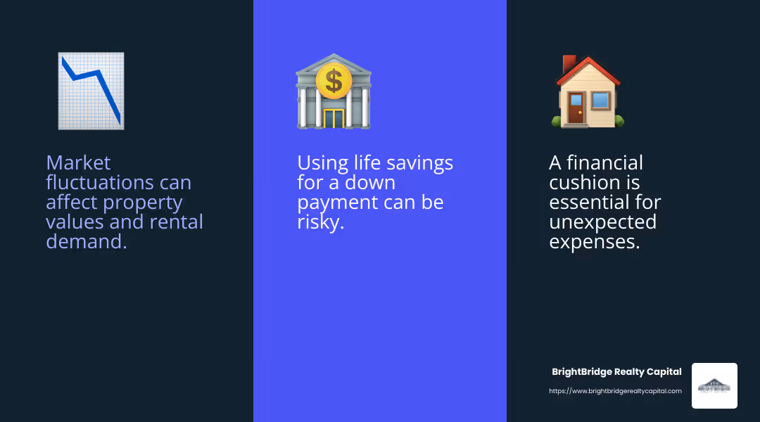 Risk tolerance can significantly impact your investment strategy and decisions. - how to finance a vacation rental property infographic 3_facts_emoji_blue