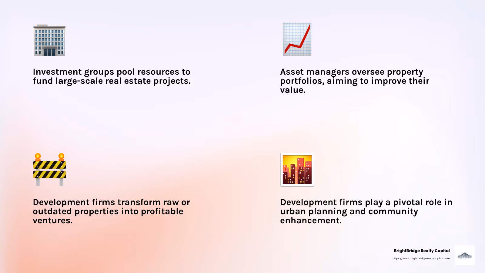 Real Estate Development Impact - real estate capital company infographic 4_facts_emoji_light-gradient