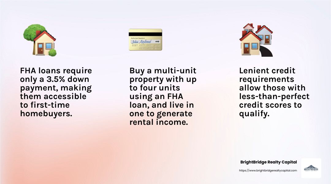 FHA Loan Benefits - fha mortgage for investment property infographic 3_facts_emoji_light-gradient FHA Loan Benefits - fha mortgage for investment property infographic 3_facts_emoji_light-gradient