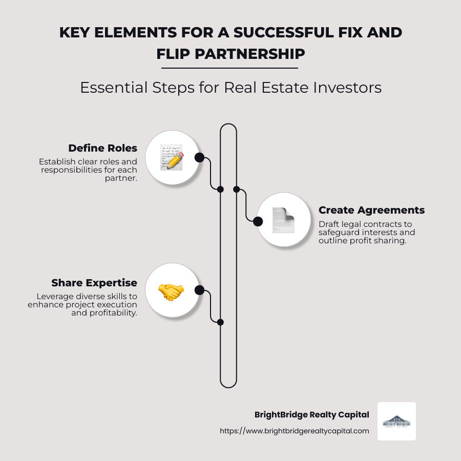 Infographic: Key elements for successful fix and flip partnership - fix and flip partnership infographic infographic-line-3-steps-neat_beige Infographic: Key elements for successful fix and flip partnership - fix and flip partnership infographic infographic-line-3-steps-neat_beige
