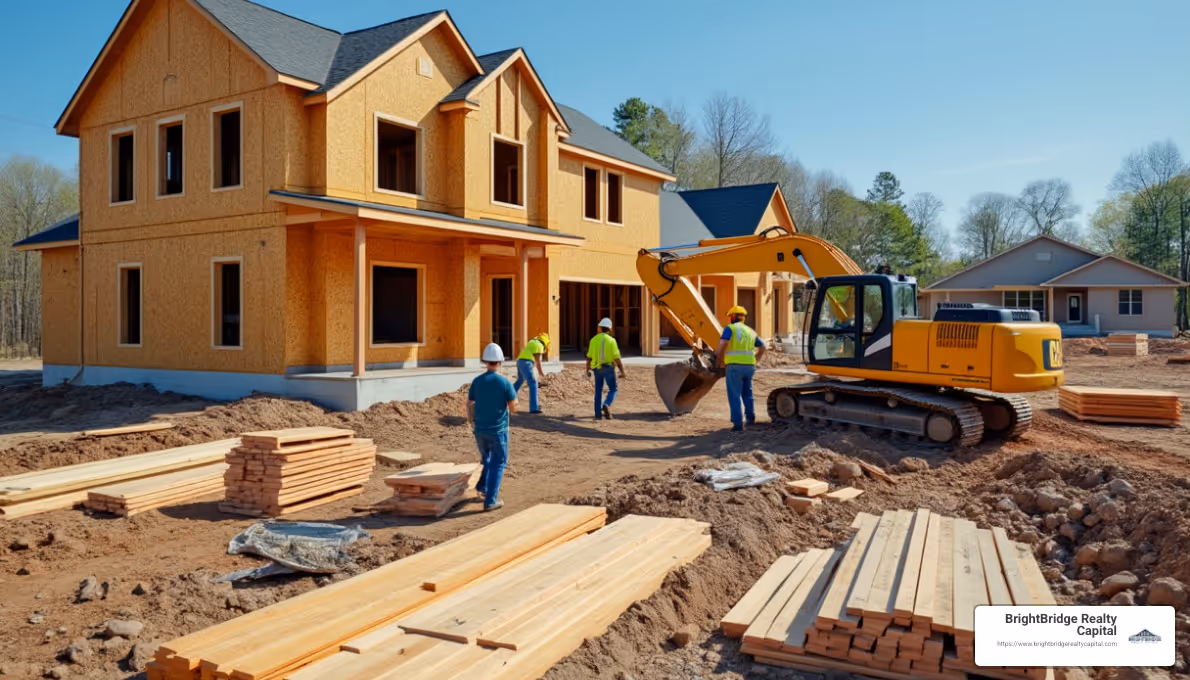 Construction loans cover the costs of building a home, including land, labor, and materials. - construction loan vs mortgage