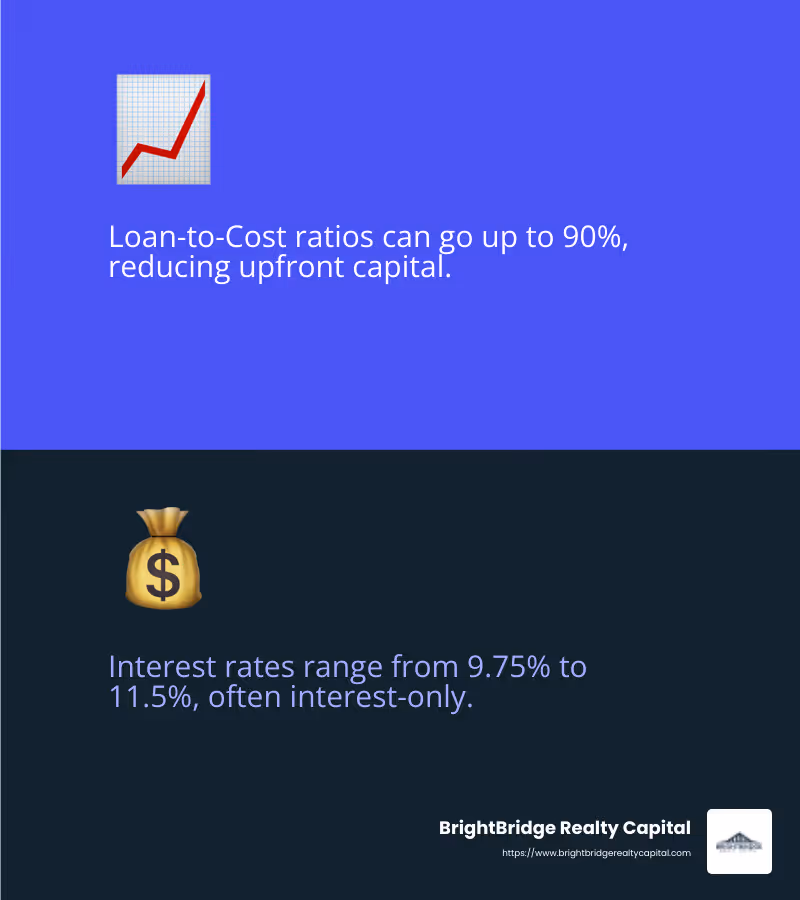 Interest Rate Range for Construction Loans - ground up construction lender infographic 2_facts_emoji_blue