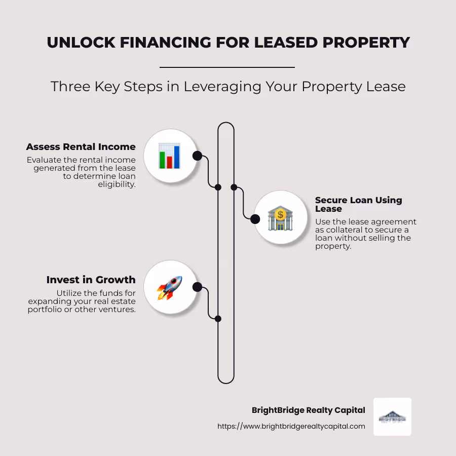 Detailed Process for Loans Against Lease Property - loan against lease property infographic infographic-line-3-steps-neat_beige