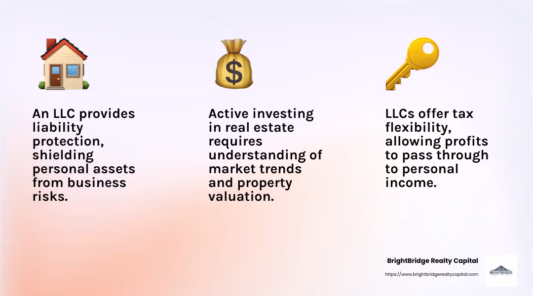 Liability Protection - fix and flip llc infographic 3_facts_emoji_light-gradient
