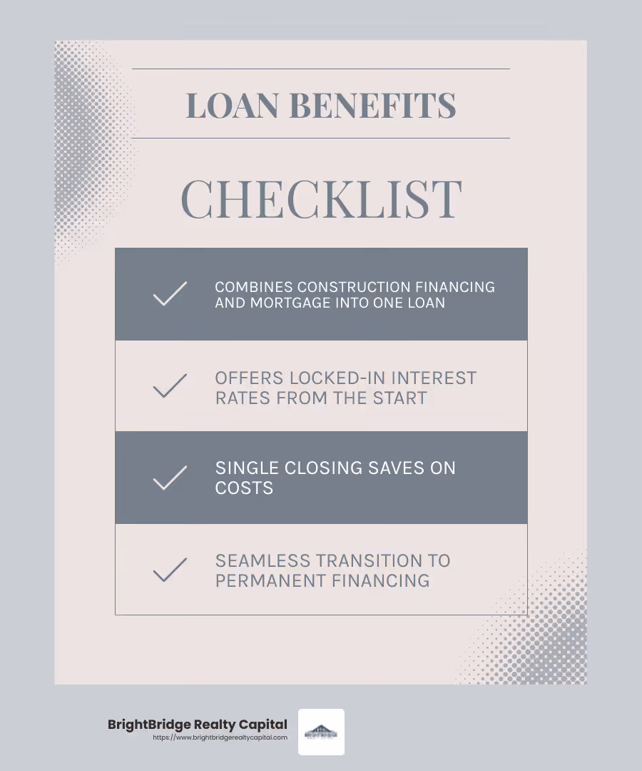 Construction-to-Permanent Loan Benefits - construction loan rates today infographic checklist-light-blue-grey